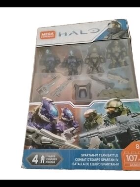 Mega Construx Halo Spartan-IV Team Battle Building Set - Purple